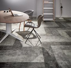 Flotex Concrete planks 139002 Thunder фото 3 | FLOORDEALER